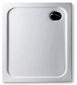 Acryl Duschwanne 80 x 75 cm superflach 2,5 cm, rechteckig weiß Dusche/Duschtasse/Brausewanne