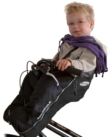 Deryan Bike-a-way Jepp/Mini Seggiolino per bicicletta Copertura antipioggia - giacca calda e giacca a vento + poncho antipioggia