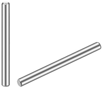 sourcing map 20 Stück Zylinderstifte 3 x 40 mm (ca. 1/8) Passstift 304 Edelstahl Dübelstift Stifte Stützregale