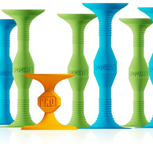 Popdarts Pro Pack (Blue and Green) - Indoor, Outdoor Suction Cup Throwing Game - Competition with a POP