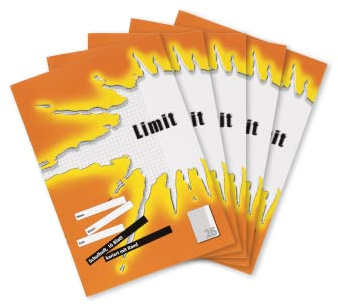 Limit Skolhäfte A4, 16 ark, rutig med kant, linjerat 26, 5 stycken, 400170819