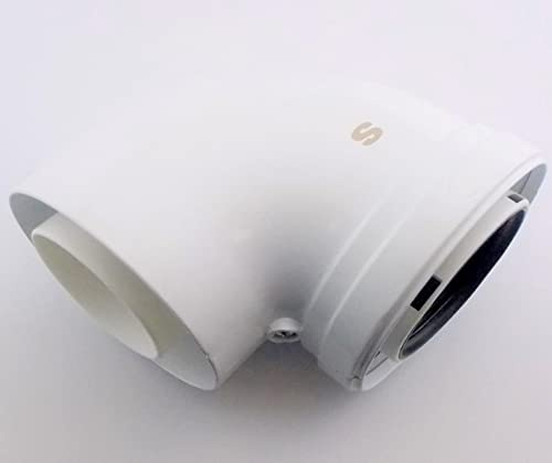 HTS Boiler Flue Bend Compatible with Sime Condensing Deg Flue Bend - 80/125 8095870