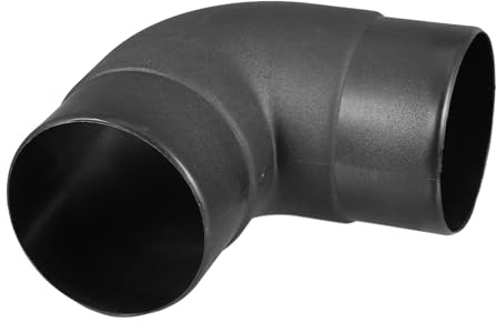 60 mm Auto Luft Diesel Heizungskanal Auto Heizung Warmluftkanal Rohr 90° Winkelschlauch Auslassverbinder Schwarz