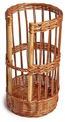 Gadsby Tall Round Wicker Stroage Basket Homewares Woven Umbrella Stand