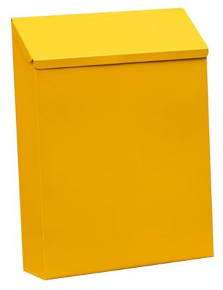 FLCPJGV Boîte Aux Lettres Murale élégante avec Serrure, jaune
