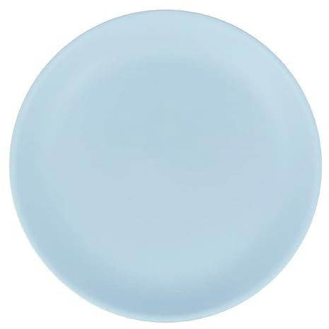 Monouso | 6 Platos de Plástico reciclables, Ø21cm | Platos Llanos, PP, Color Azul, Resistentes, Irrompibles, Aptos Microondas y Lavavajillas, Perfectos para Eventos y Uso Diario