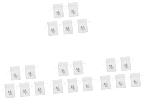 Garneck 20piezas Bolsas Diseño De Lavanda Para Almacenamiento Saco De Aromaterapia Bolsa De Para Decoración De Hogar y Viajes