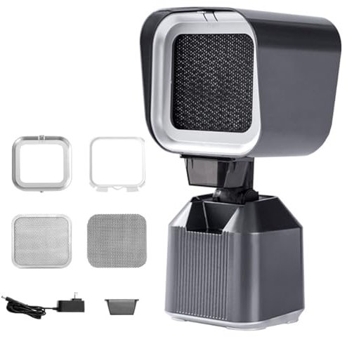 Campana extractora portátil, Campana extractora de Escritorio Ajustable con Extractor de 2 velocidades, Filtro de Doble Capa, Extractor de Cocina con 2 filtros Desmontables para barbacoas Interiores