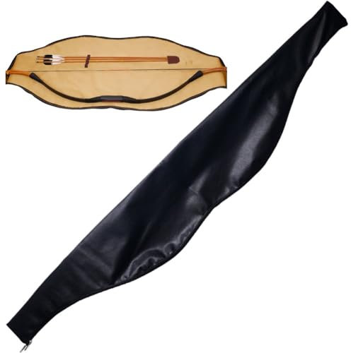 Lpitoy Bogenschießen Langbogen Fall Pu Leder Bogen Tragetasche Traditionelle Bogen Aufbewahrungstasche Bogen Holster Tasche Für Outdoor Schießen Jagd