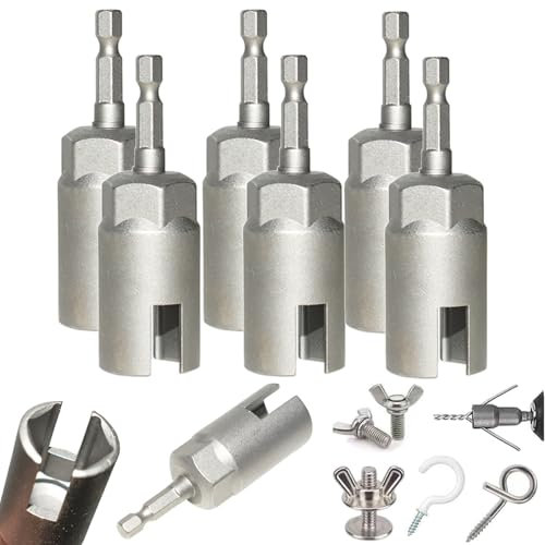 Power-Flügelmutter-Schraubendreher-Bit, Power-Stahl-Flügelmutter-Schraubendreher-Set, Flügelmutter-Steckschlüssel, Flügelmutter-Schraubendreher, Stahl-Flügelmutter-Schraubendreher, Flügelmutter-Bohrer