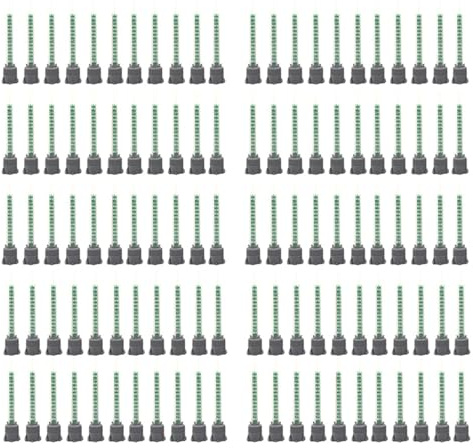 BRCUAT Lot de 100 buses de mélange adhésives époxy MB5-16 (rapport 1:1) pour mélangeur de colle AB