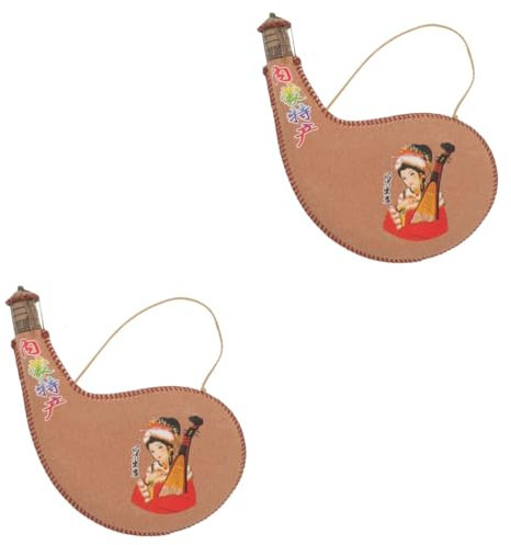 MAGICLULU 2 Piezas jarra de vino vacío filtrar cerveza plegable dispensador bolsa bota decorativa bolsa bota para vino accesorio de rendimiento de baile bolsa de bota al aire libre cuero