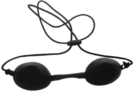 OUDQFCJ Occhiali da solarium,occhiali di protezione UV,occhiali di protezione a infrarossi,luce rossa,occhiali di protezione,lampada a luce rossa,protezione per gli occhi,solarium per terapia, occhial