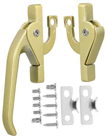 KONTONTY Casement Window Locks Window Restrainer Locks Locking Casement Handle Latches Locking Lever