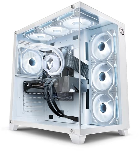 Vibox IX-546 Gaming PC • AMD Ryzen 7 9800X3D 8-Kern • Nvidia RTX 5070 Ti 16GB • 32GB RAM • 1TB NVMe SSD • Windows 11 • WLAN 6 + Bluetooth 5.4 • Blanc