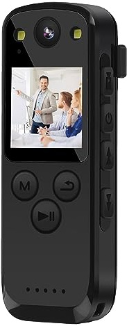 Sport Videocamera For Riprese DV Videocamera Mini Body Motion DVR Audio Registrazione Vocale Videoregistratore Di Sicurezza Digitale Con Un Clic Facile Da Usare(With 8GB TF Card)