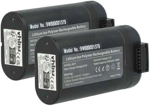 vhbw 2x batteria compatibile con DJI Mavic Mini drone quadricottero multicottero (2500mAh, 7,4V, Li-Ion)