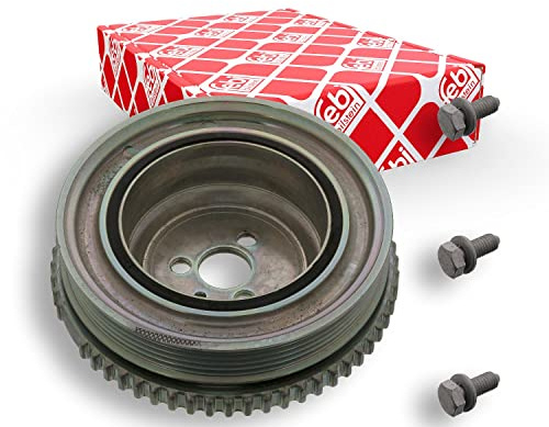 febi bilstein 44813 Riemenscheibe (entkoppelt) für Kurbelwelle, mit Polrad | Kompatibel mit: ABARTH 500 / 595 / 695, 500C / 595C / 695C, GRANDE PUNTO, PUNTO, PUNTO EVO, ALFA ROMEO GIULIETTA