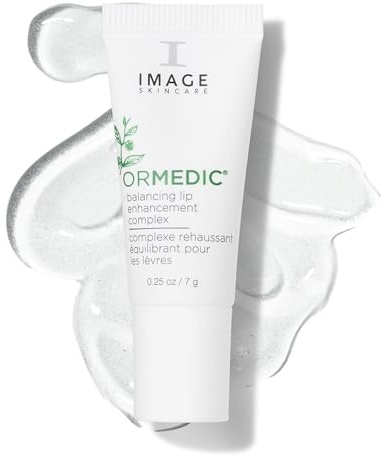 IMAGE Skincare, ORMEDIC pH Balancing Lip Enhancement Complex, Deep Hydration Lip Plumper Peptides for Fuller Lips, Clear, 7 g