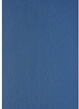 100 PREMIUM Einbanddeckel Lederstruktur A4, 240g/m², 297 x 210 mm, Rückenkarton (Blau)