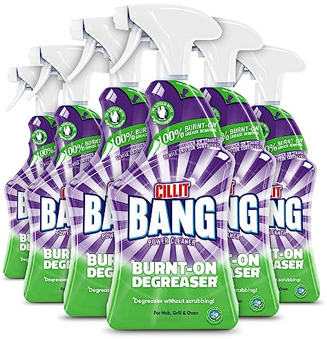 Cillit Bang Power Cleaner Universal Degreaser Spray Cleaner - Pack of 6 (750ml each)
