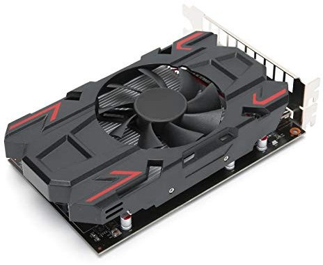 ATI HD6770 Tarjeta Gráfica para Juegos, 4GB DDR5 128bit Tarjeta Gráfica para Computadora con Ventiladores Individuales, PCI Express 2.0 Tarjeta Gráfica de Video 3D API DirectX 12