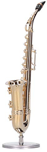 Saxophon-Modell, Kupfer-Ornamente, Geschenke, Musikinstrument, Mini-Miniatur-Mini-Saxophon-Modell, Verzierungen, Dekorationen, Geschenke, Kleine Modellierungswerkzeuge