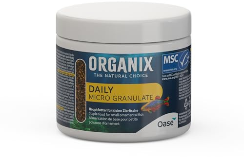 OASE ORGANIX Daily Micro Granulate 175 ml - Alleinfuttermittel für die kleinsten Aquarienbewohner