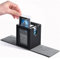 ZLCA MTG Deck Box mit Commander Display, Magnetic Sammelkarten Box für 100+ hüllen Karten, Premium Karten Aufbewahrungsbox mit 2 kartentrenner 1 Toploader Kompatibel mit Trading Cards (Black)