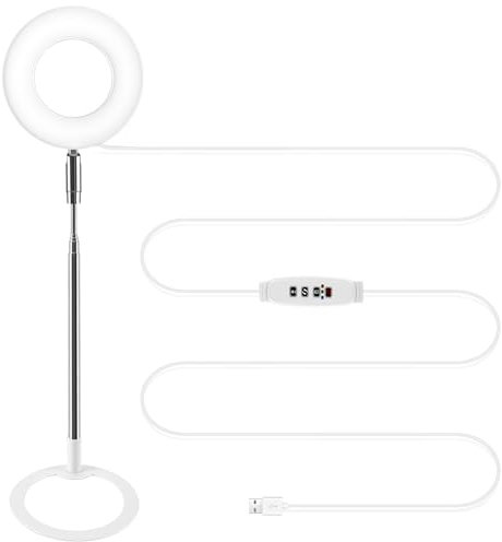 Lampes de croissance pour plantes d'intérieur, halo LED à spectre avec support réglable en hauteur, minuterie automatique, pour plantes