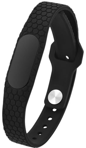 JewelryWe SOS Armband Silikon Personalisiert: Schwarz Notfallarmband Edelstahl Silikonband verstellbar Gummi-Armbänder ID-Armbänder mit Gravur - individuelles Geschenk für Herren Damen