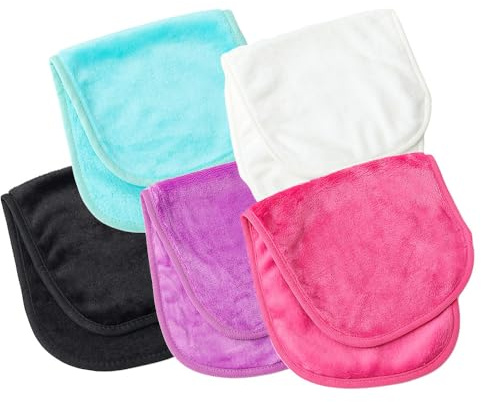 Makeup Remover Cloth, Reusable Makeup Remover Towel Pads, Washable Ultra Soft Facial Cleansing Cloths For All Skin Types, Makeup Removal Face Cleansing Cloth- multicolour (15.75 * 7.87in)