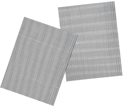 Cabilock 3 Juegos Alfombrilla para Barbacoa Estante Rack Hornos De Gril Barbacoas Accesorios para Parrilla Almohadilla para Parrilla De Barbacoa Red De Barbacoa Fibra De Vidrio 2 Piezas * 3