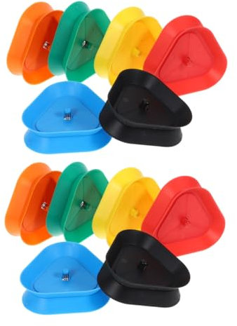 Toyvian 12stücke Dreieckiger Spielkartenhalter Ohne Hände Für Poker Und Familienspiele Karten-Organizer Für Junge Mädchen Und Erwachsene Kartenhalter Für Kartenablage