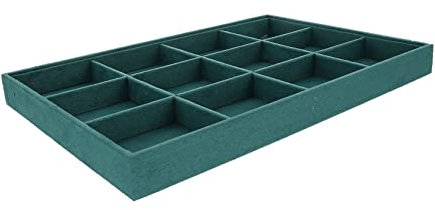 LIFKOME 1pièce Plateau Pour Bijoux Multi-compartiments Organisateur Élégant Pour Colliers Boucles Oreilles Et Montres Pour Maison Bijouterie Et Exposition De Bijoux