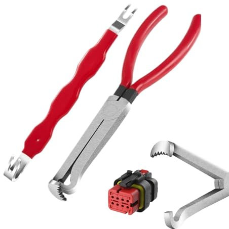 1 jeu de pinces de déconnexion électrique – Pince de connecteur électrique – 23 x 10 x 2 cm Outil de déconnexion de connecteur électrique automobile, pince de déconnexion pour réparation automobile
