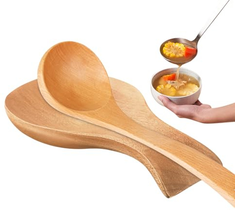 Porte-cuillère en bois | Repose-cuillère pour poêle | Porte-ustensiles de ferme pour comptoir de cuisine, restaurant, buffet, barbecue, camping, pique-nique, jardin, mariage, extérieur