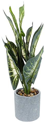 GRIRIW Plante Artificielle Monstera Bonsaï Réaliste Décoration Verte Intérieur Fausse Plante pour Jardin