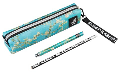 Grupo Erik | Trousse avec Stylo et Crayon Van Gogh Museum | Set Papeterie | Set Trousse, Stylo et Crayon | Fourniture Scolaire, Papeterie de Bureau, Idée Cadeau