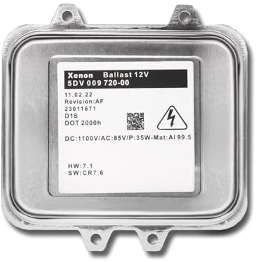 Ballast de Phare au xénon HID 5DV 009 720-00, Module de Commande 5DV00972000 pour Opel Insignia 2008-2014