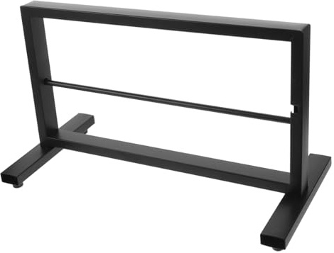 FONDOTIN Eisen Bandhalter Organizer Ständer für Geschenkband Aufbewahrung Bastelraum Tisch Regal mit Stange zur Ordentlichen Verpackungsstation