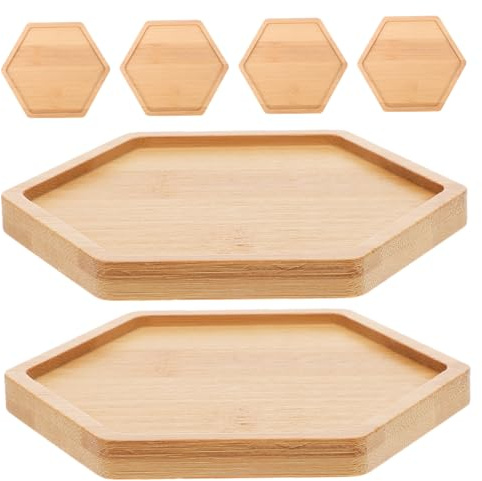UPKOCH 6 Pièces Soucoupes Drainantes pour Pots de Fleurs Supports Décoratifs pour Bonsai et Jardins Intérieur Protège-Surfaces et Égouttoirs Fonctionnels