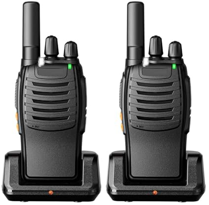 2 St Walkie-talkies Långdistans Radioapparater Walkie-talkie Professionell Kompakt Bärbar Tvåvägsradio Typ-C Klar RöStöVerföRing(Package B)