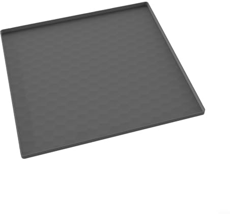 Momfin Washing Machine Cover Mat Non Slip Rubber Base,Dust-Proof Machine Washer And Dryer Top Cover Mat For Laundry Room And Home Use(60 * 60gray)