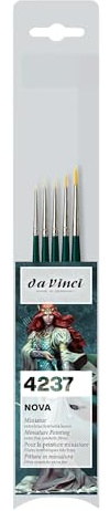 Da Vinci 4237 Series Brush Set, Bristle, Purple/Black/Green/White, 30 x 30 x 30 cm