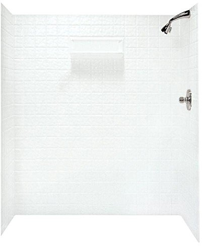 Swan TI07260.010 60-in L x 36-in W x 72-in H Veritek Shower Wall Kit, White