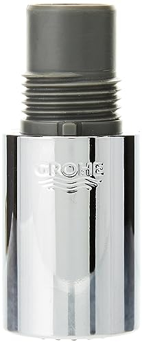 GROHE Spülbrause (Umstellung: Mousseur/SpeedClean Brausestrahl, automatische Rückstellung auf Mousseur, Herstellergarantie: 5 Jahre), Chrom, 46857000