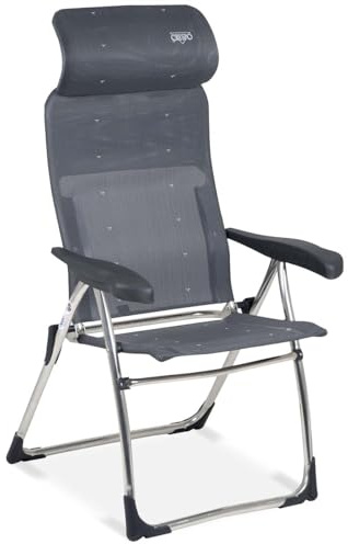 Crespo Campingstuhl AL/215-C, Aluminium, anthrazit