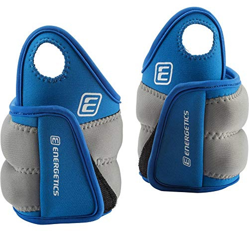 Energetics Gewichtsmanschette mit Daumenschlaufe, Blau/grau, One Size, 209915