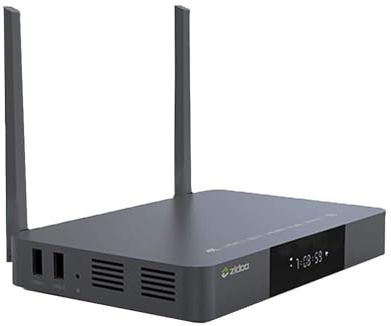 Zidoo PNI Z9X Lecteur multimédia 4 K UHD Noir/Gris